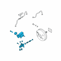 OEM 2016 Kia Sportage Cylinder Assembly-Brake Diagram - 585103W200