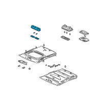 OEM Honda Civic Base (Clear Gray) Diagram - 34403-S5A-003ZA