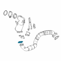 OEM 2019 Chevrolet Volt Front Pipe Gasket Diagram - 23238284