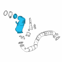 OEM Chevrolet Cruze Preconverter Diagram - 12673199