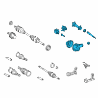 OEM Toyota Sequoia Differential Assembly Diagram - 41110-34280