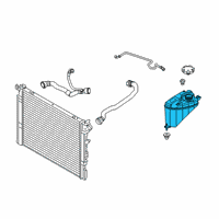 OEM 2021 BMW 530e xDrive EXPANSION TANK Diagram - 17-13-9-846-642