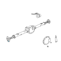 OEM Dodge Dakota Wheel Stud Diagram - 6036123AA