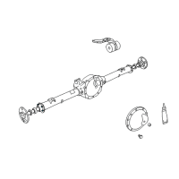 OEM 2001 Dodge Ram 1500 Van Brake Support To Axle Bolt Diagram - 3723668