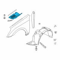 OEM Hyundai Equus Cover-Engine Room, RH Diagram - 29320-3N000