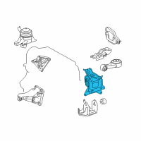 OEM 2012 Scion xD Side Mount Diagram - 12372-37021