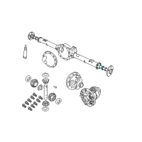 OEM 2021 Ram 1500 Bearing-Axle Shaft Diagram - 52111197AB
