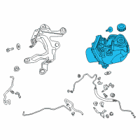 OEM 2016 Nissan Altima Pump Power Steering Diagram - 49110-3TA7B