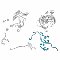 OEM 2018 Nissan Altima Hose Control Valve Diagram - 49720-3TA0C