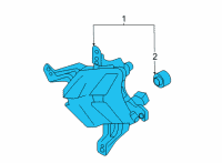 OEM 2021 Kia Niro Day Running Lamp Assembly Diagram - 92207G5500