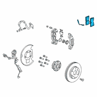 OEM GMC Sierra 2500 HD PAD KIT-FRT DISC BRK Diagram - 84702753