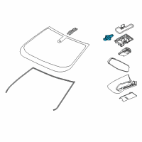 OEM Cadillac XT5 Rain Sensor Diagram - 84466322