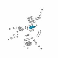 OEM 2006 Chevrolet Uplander Manifold Asm, Lower Intake Diagram - 89017809