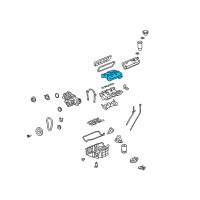 OEM 2007 Chevrolet Impala Intake Plenum Diagram - 12626551