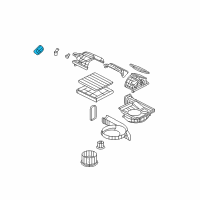 OEM 2008 Hyundai Santa Fe Inlet Door Actuator Diagram - 97125-2G000