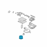 OEM 2008 Kia Optima Blower Motor Assembly Diagram - 971132G000