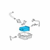 OEM 2003 Hyundai Accent CANISTER Assembly Diagram - 31420-25700