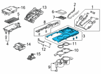 OEM 2022 Acura TLX Panel Assembly (Deep Black) Diagram - 83425-TGV-A33ZA