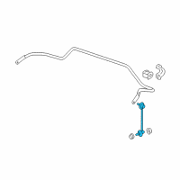 OEM Honda Pilot Link, Right Rear Stabilizer Diagram - 52320-STX-A02