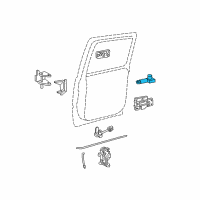 OEM GMC Savana 3500 Actuator Diagram - 25664288