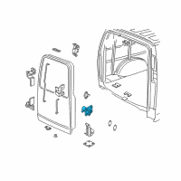 OEM Control Asm-Rear Door Latch Diagram - 20920593