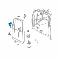 OEM Chevrolet Express 2500 Upper Hinge Diagram - 15994451