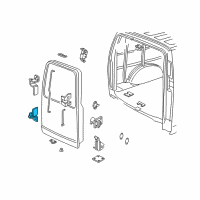 OEM Chevrolet Lower Hinge Diagram - 15994457