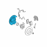 OEM 2014 Lexus IS F Plate Sub-Assembly Diagram - 46503-53030