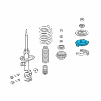 OEM 2018 Honda HR-V Clip Seat, Spring Upr Diagram - 51402-T7A-003