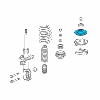 OEM 2018 Honda HR-V Seat, Spring Upr FR Diagram - 51688-T7A-003