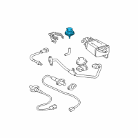 OEM 1998 Toyota T100 EGR Modulator Diagram - 25870-75030