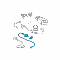 OEM 2001 Toyota Tacoma Oxygen Sensor Diagram - 89465-09280