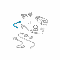 OEM Toyota 4Runner EGR Temperature Sensor Diagram - 89412-34010
