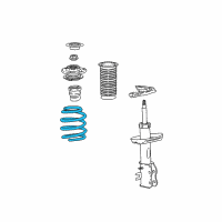 OEM 2020 Chevrolet Bolt EV Coil Spring Diagram - 42477245