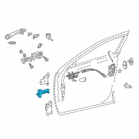 OEM 2018 Lexus NX300h Check Assy, Front Door Diagram - 68620-78010