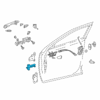 OEM Lexus NX300h Check Assy, Front Door Diagram - 68620-78010