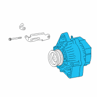 OEM 2013 Scion xD Alternator Diagram - 27060-37041