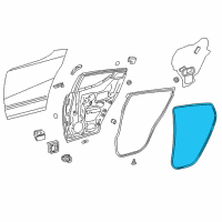 OEM Toyota C-HR Weatherstrip On Body Diagram - 62331-F4010