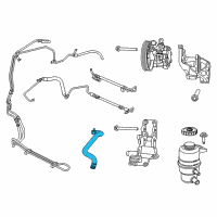 OEM 2012 Chrysler 200 Hose-Pump Supply Diagram - 68081034AC