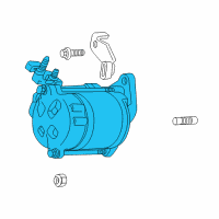 OEM 2004 Dodge Ram 1500 Starter Motor Reman Diagram - 56028715AD