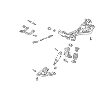 OEM Chevrolet Uplander Bolt, Rear Axle Diagram - 22629930