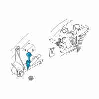 OEM 1999 GMC Jimmy Link, Rear Stabilizer Shaft Diagram - 15989198