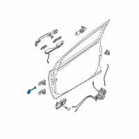 OEM 2007 Nissan Quest Link-Door Stopper Diagram - 80430-ZM00A