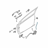 OEM 2004 Nissan Quest Rod-Key Lock, L Diagram - 80515-5Z000