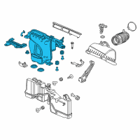 OEM 2020 Honda Civic Set, Air/C Case Diagram - 17201-5BA-A00