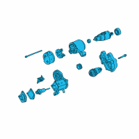 OEM 2001 Toyota 4Runner Starter Diagram - 28100-62050-84