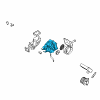 OEM 2010 Nissan Pathfinder EVAPORATOR Diagram - 27411-ZF00A