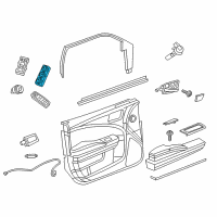 OEM Ram C/V Memory Selector Diagram - 68052036AC