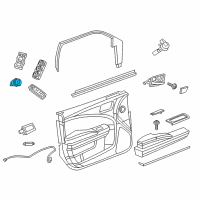 OEM 2015 Jeep Cherokee Switch-Fuel Door Diagram - 68141862AB