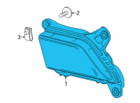 OEM GMC Fog Lamp Diagram - 84509651